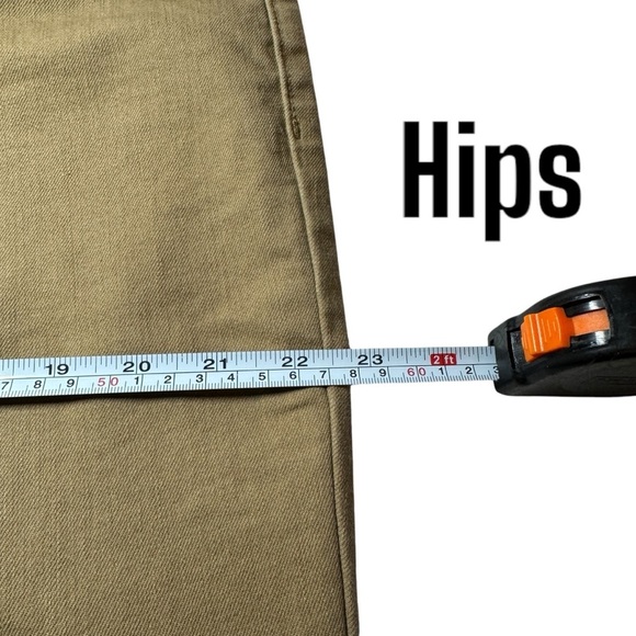 St John’s Bay Straight Leg Dark Tan Jeans Womens 18 Short - Picture 10 of 13